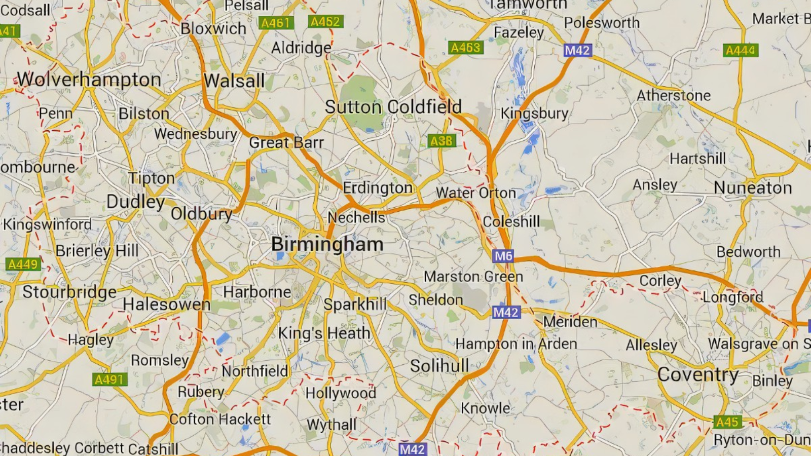 Birmingham Map